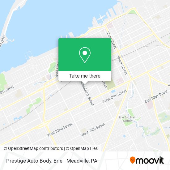 Mapa de Prestige Auto Body
