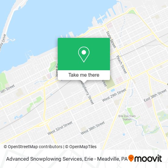 Mapa de Advanced Snowplowing Services