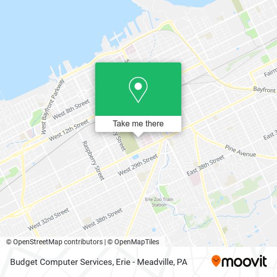 Mapa de Budget Computer Services