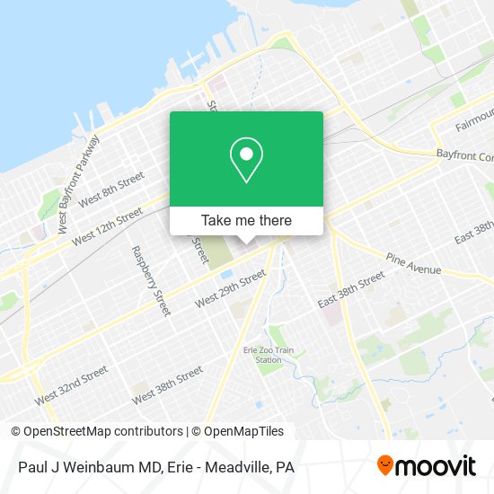 Paul J Weinbaum MD map