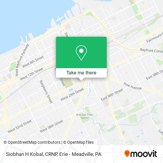 Siobhan H Kobal, CRNP map