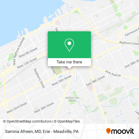 Mapa de Samina Afreen, MD