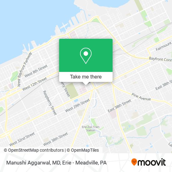 Mapa de Manushi Aggarwal, MD