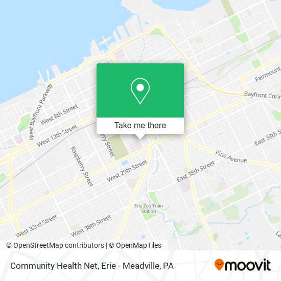 Community Health Net map