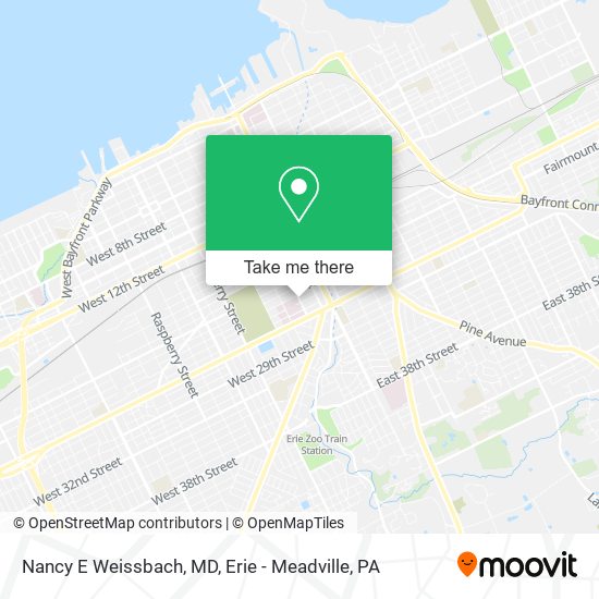 Nancy E Weissbach, MD map