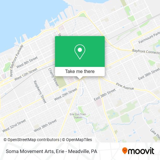 Soma Movement Arts map
