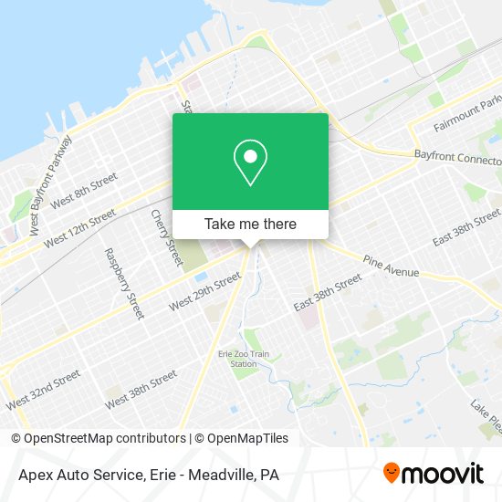 Apex Auto Service map