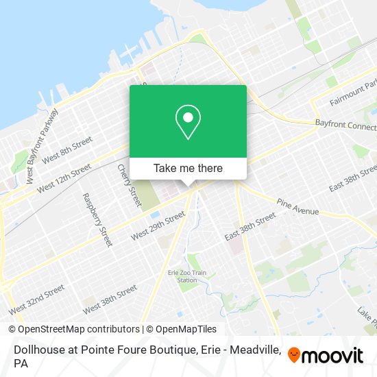 Dollhouse at Pointe Foure Boutique map