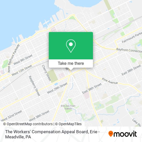 The Workers' Compensation Appeal Board map
