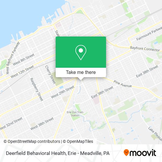 Deerfield Behavioral Health map