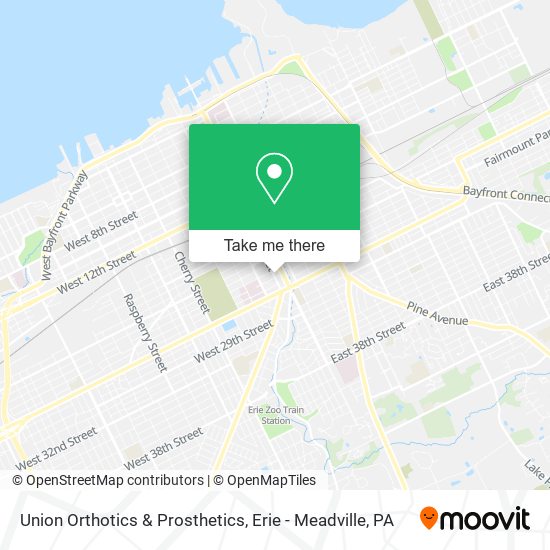 Union Orthotics & Prosthetics map