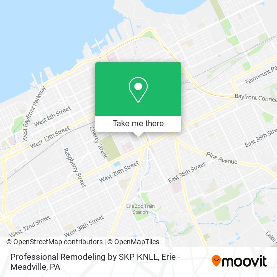 Professional Remodeling by SKP KNLL map