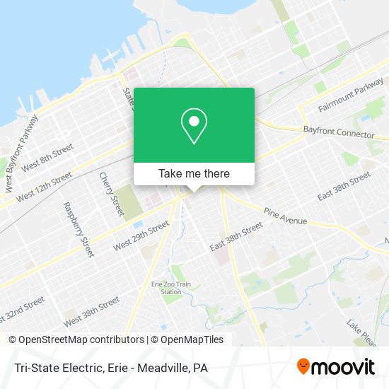 Tri-State Electric map