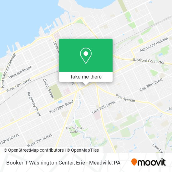Booker T Washington Center map