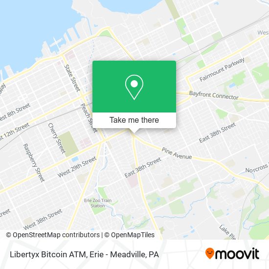 Mapa de Libertyx Bitcoin ATM