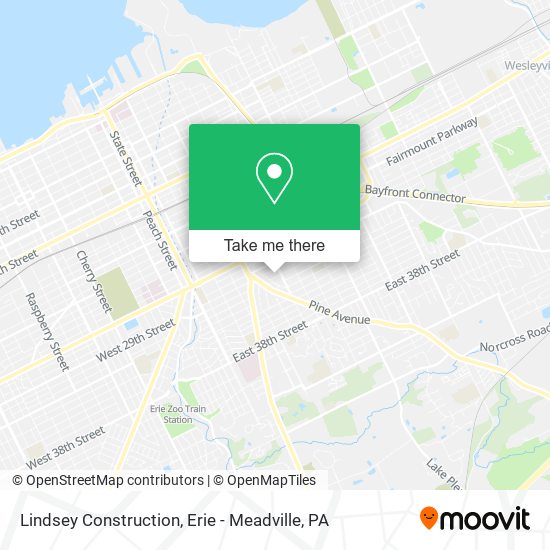 Mapa de Lindsey Construction