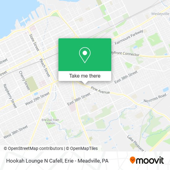 Hookah Lounge N Cafell map