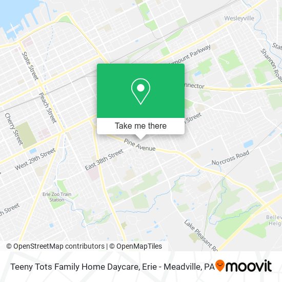 Mapa de Teeny Tots Family Home Daycare