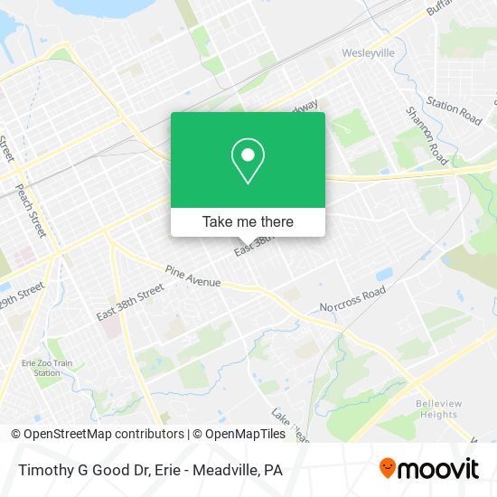 Timothy G Good Dr map