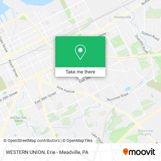 Mapa de WESTERN UNION