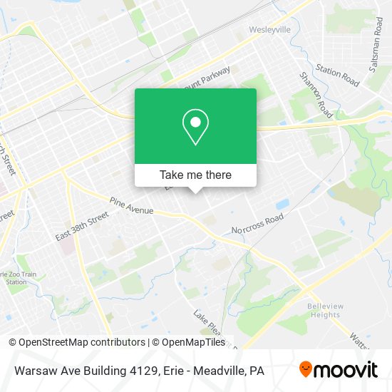 Warsaw Ave Building 4129 map