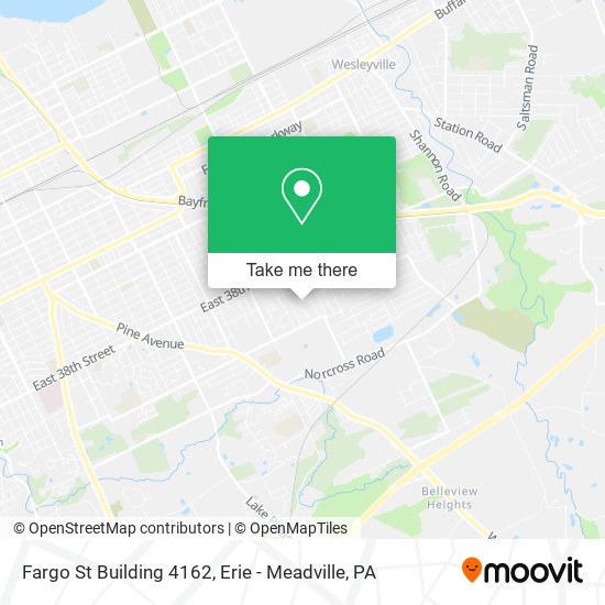 Fargo St Building 4162 map
