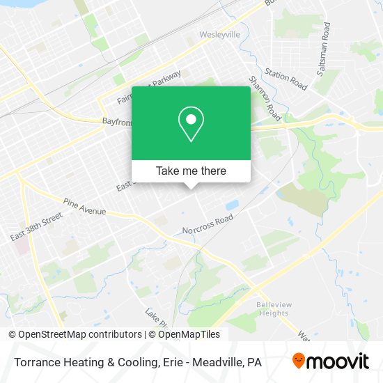 Torrance Heating & Cooling map