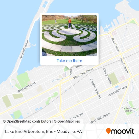 Lake Erie Arboretum map