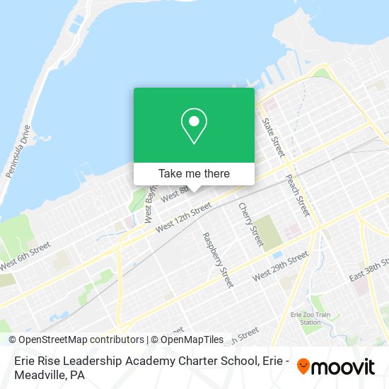 Erie Rise Leadership Academy Charter School map