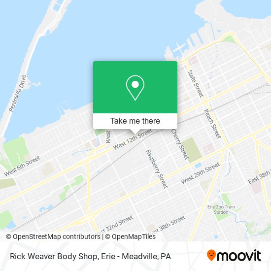 Mapa de Rick Weaver Body Shop