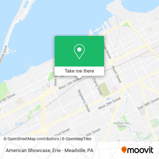 Mapa de American Showcase