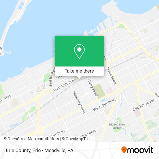 Mapa de Erie County