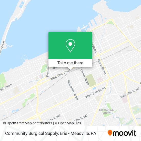 Community Surgical Supply map