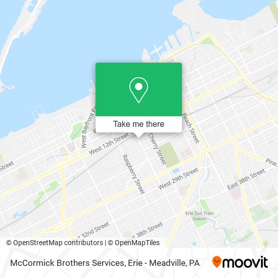 McCormick Brothers Services map