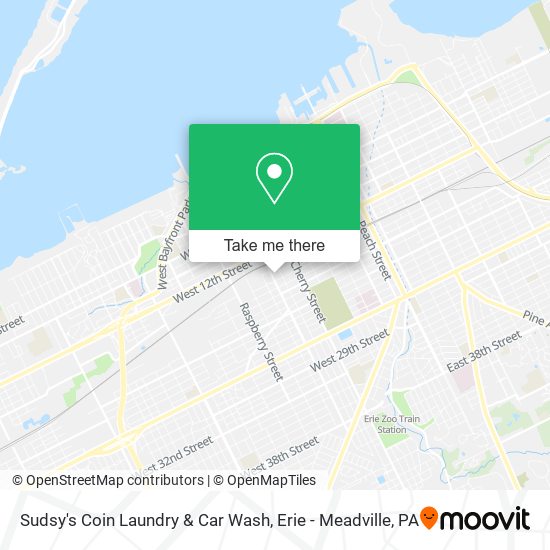Mapa de Sudsy's Coin Laundry & Car Wash