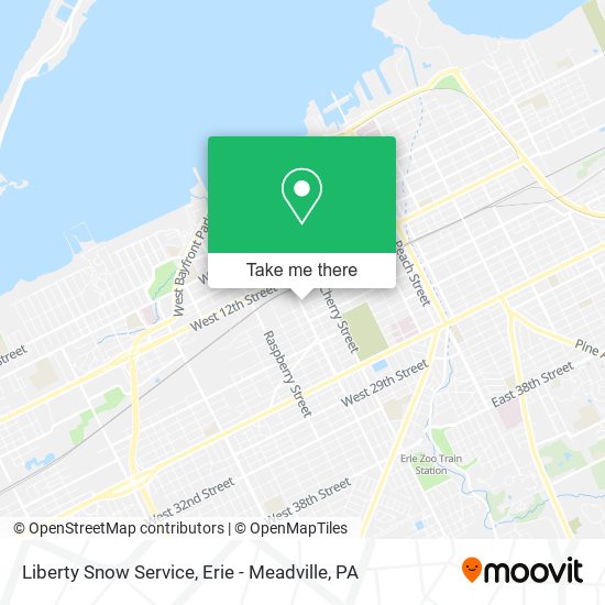 Mapa de Liberty Snow Service