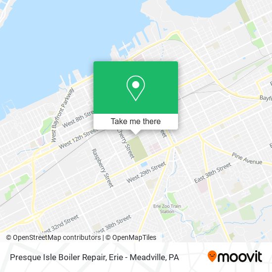 Presque Isle Boiler Repair map