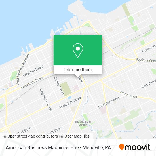 American Business Machines map