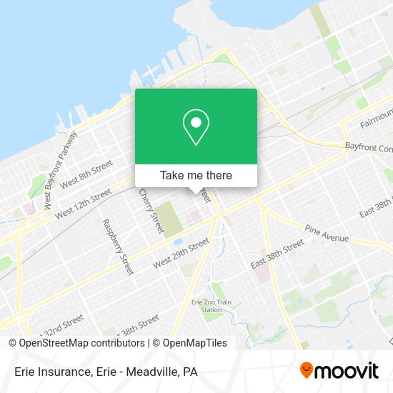 Erie Insurance map