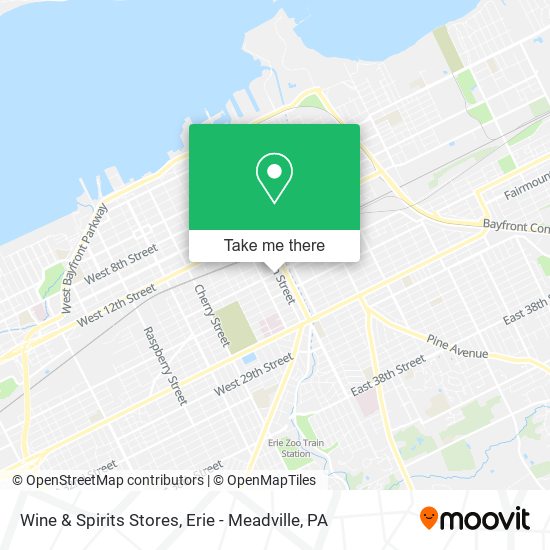 Wine & Spirits Stores map