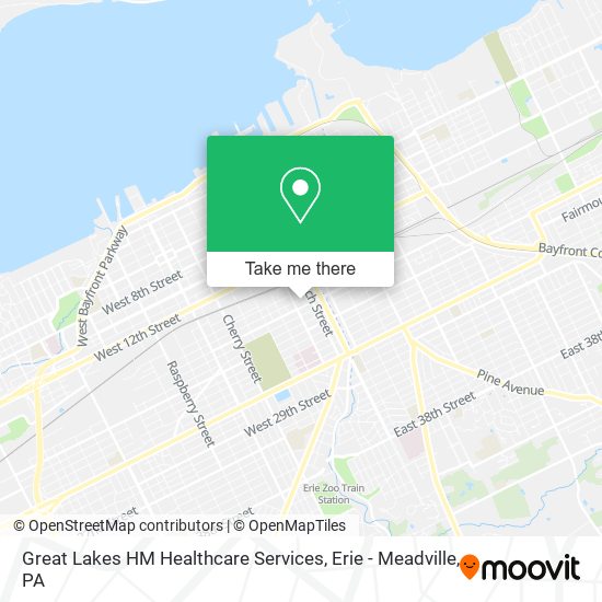 Great Lakes HM Healthcare Services map