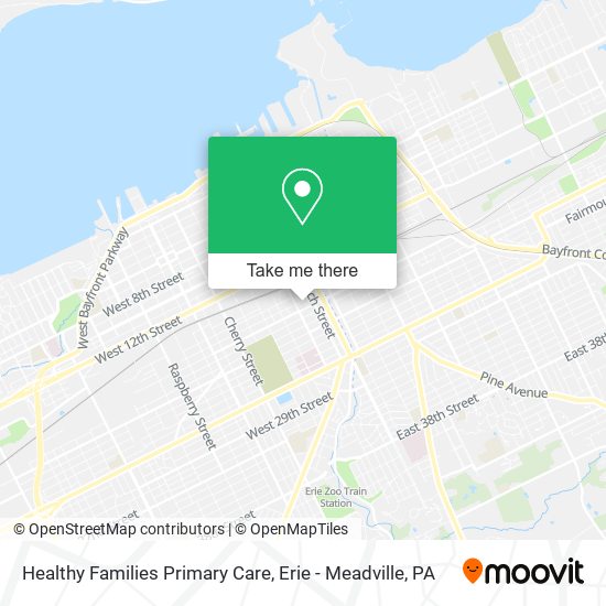 Healthy Families Primary Care map