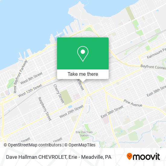Dave Hallman CHEVROLET map