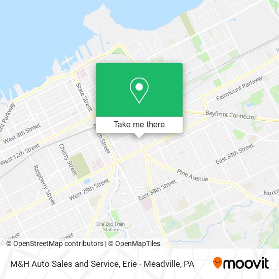 M&H Auto Sales and Service map