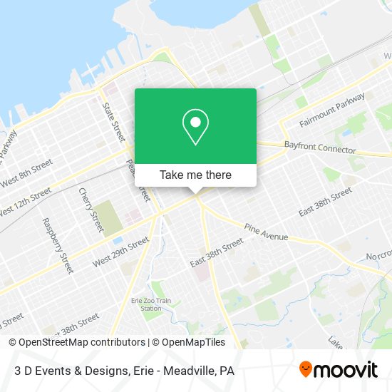 3 D Events & Designs map