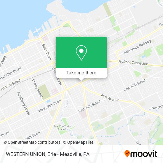 WESTERN UNION map