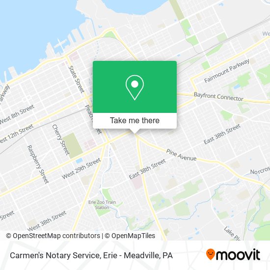 Mapa de Carmen's Notary Service