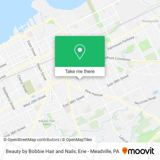 Beauty by Bobbie Hair and Nails map