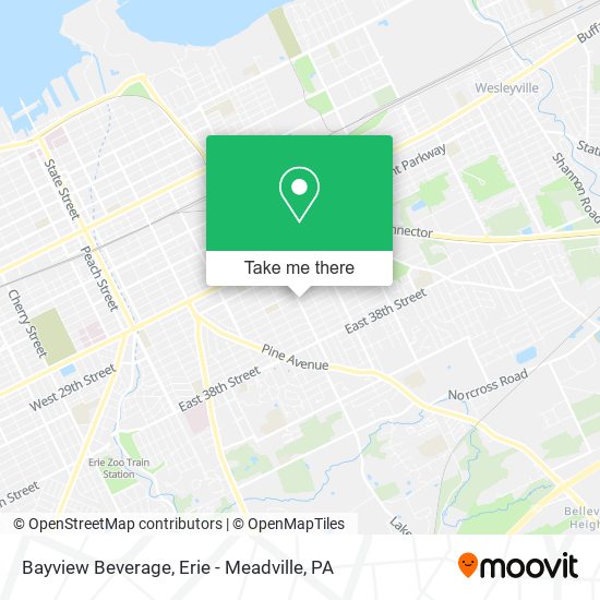 Bayview Beverage map
