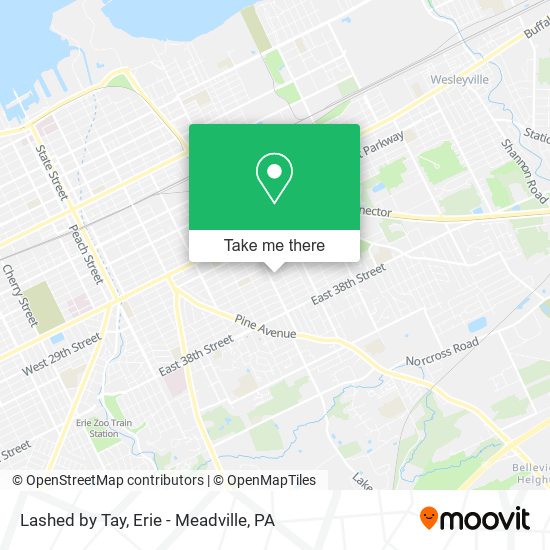 Lashed by Tay map